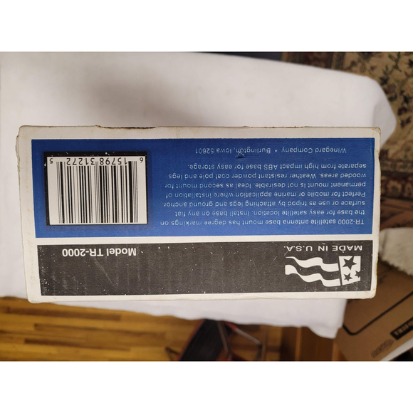 Winegard Satellite Antenna Tripod Base Mount With Plate Model TR2000 - Picture 3 of 9